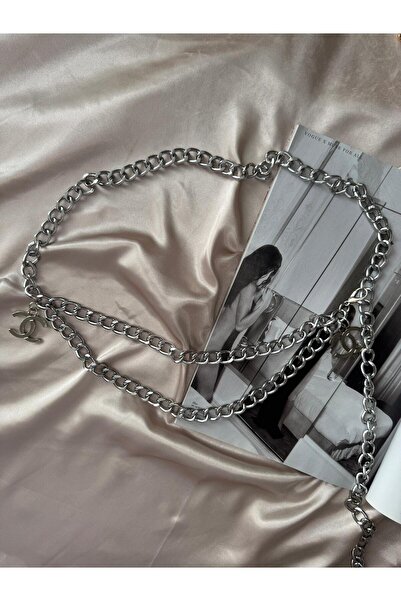 ila bags Curea de argint Chan Zincir