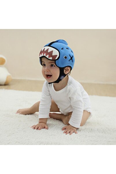 Mambobaby Bebek Koruma Başlığı - Köpekbalığı, Mavi