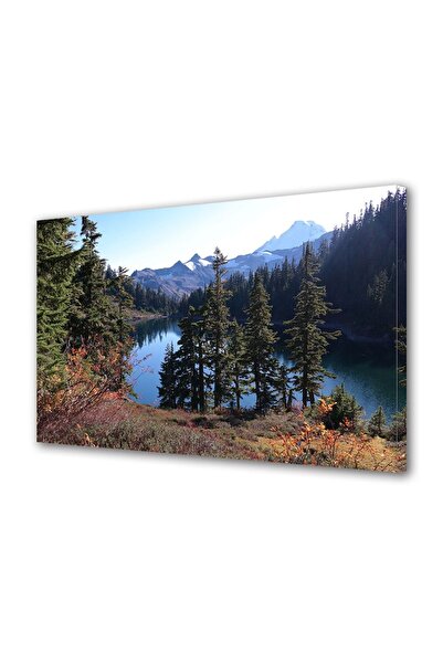 OEM Tablou decorativ, de perete, cu rama din lemn, 33cm x 24cm,cu flori2023