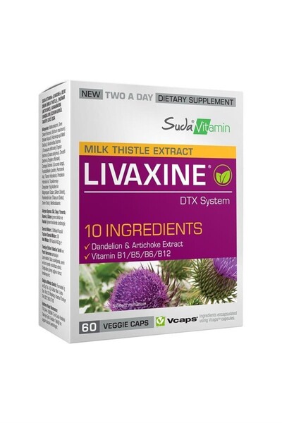Suda Vitamin Livaxine Milk Thistle Extract 60 Capsules