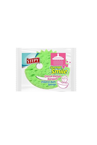 STEPY Sponge Smile Children's Bath Sponge X 4 Pieces