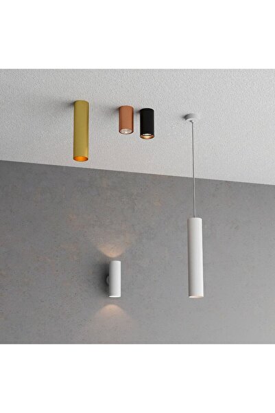 SMARTER Smarter wall lamp, made of aluminum, 2 sources with GU10 socket, power 35W, modern design, matte white