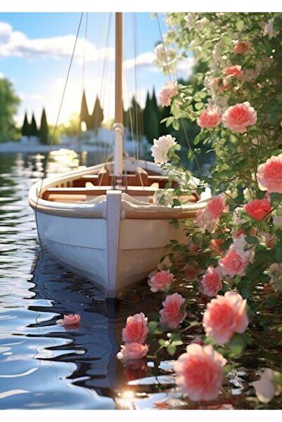 OEM Διακοσμητική επιτοίχια ζωγραφική με ξύλινο πλαίσιο, 33cm x 24cm, εικόνα 2533