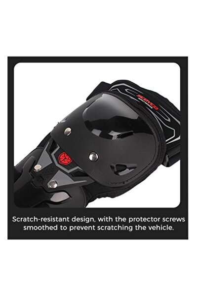 Scoyco K11 Protected Shock-Absorbing Motorcycle Knee Pads
