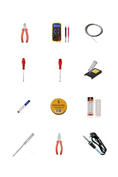 online shopping dsg store Meslek Lisesi Elektrik & Elektronik Alet Çantası 12 Parça