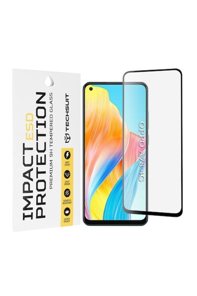 Danex Folie pentru Oppo A78 4G, ESD Glass, Q87, Sticla securizata, Black