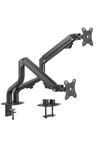 Gembird Suport 2 monitoare birou MA-DA2-02, 17"-32", 8 kg (Black)