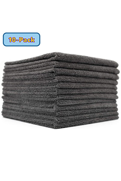 Choice3 Superfine Fiber Grey 10PCS 10PCS edgeless Microfiber Auto Cleaning To...