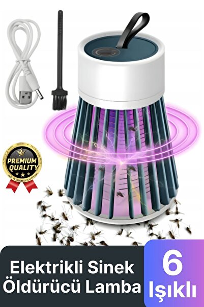 Svein Yeni Üretim Sessiz Verimli 6 Uv Işık Elektrikli Şarjlı Böcek Sinek Sivr...