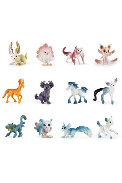 Mixbo Set 12 figurine Mixbo, Animale Magice, plastic, 7 cm, multicolor
