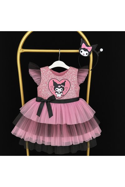 arya kostüm Children's Costume 3-10 Years Kuromi Character Dress Girls' Tutu Costume and Party Dress