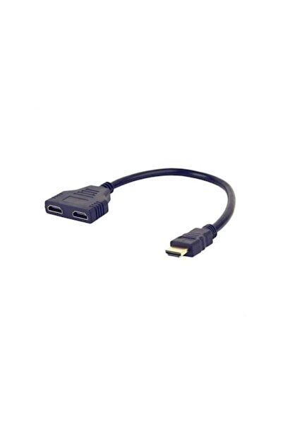 OEM HDMI Cable, 20 cm, Male to 2 Female Connectors, Black