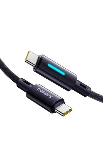Baseus Type-C Cable with LED 100W E-marker Chip 1m - Lit - Cosmic Black