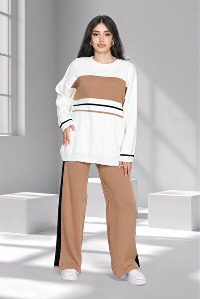 Sena Women's Knitwear Striped Set