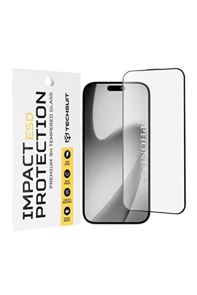 Stef's Cat Protector de ecran pentru iPhone 17, sticlă ESD, Z68, sticlă secur...