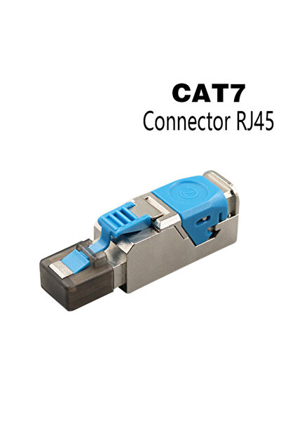 Choice CAT7 Blue RJ45 Cat8 Cat7 Cat6A Connectors Metal Tool Free Easy Termina...