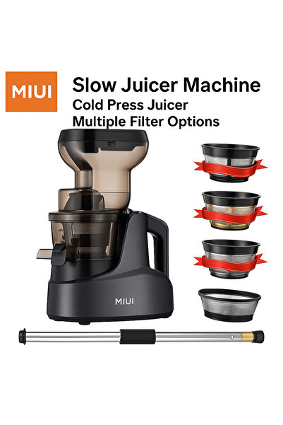 TSUMAB MIUI Slow Juicer Machine – Cold Press Juicer with Multiple Filter Options
