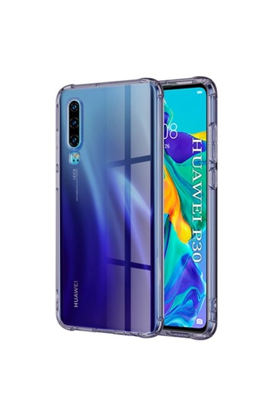 Stef's Cat Husa pentru Huawei P30, Z70, Poliuretan, Smoke Black