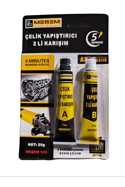 Meşem ÇELİK YAPIŞTIRICI 2'Lİ KARIŞIM