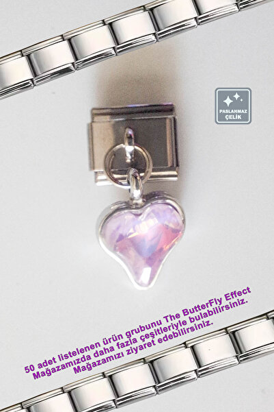 Miss TBee Italian Steel Bracelet - Single Charm