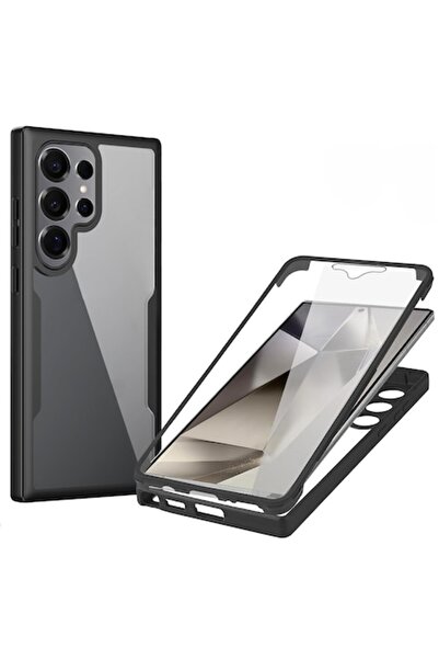 Stef's Cat Husa pentru Samsung Galaxy S25 Ultra + Folie, ColorVerse 360 ​​Ser...