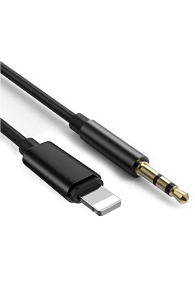 OEM Lightning to 3.5 mm Jack Auxiliary Cable, Black, 1m
