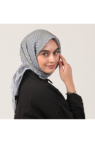 ipekistanbul Eșarfă din mătase de bumbac - Model cu picătură de păsărică - Ar...