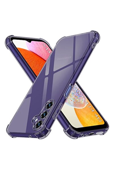 Stef's Cat Husa pentru Samsung Galaxy A14 4G/A14 5G, I53, Poliuretan, Smoke B...