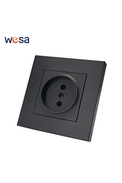 choice2 EU 1 Socket Not Ground WESA Black Power Sket 16A Standard Electrical ...