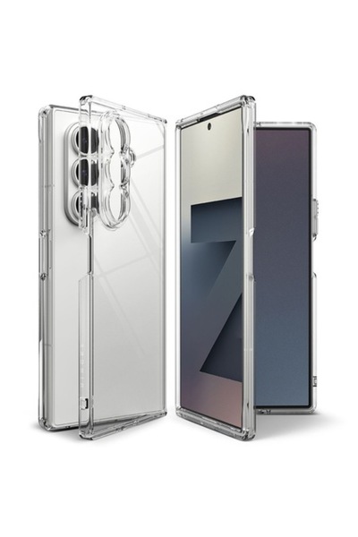 Stef's Cat Husa pentru Samsung Galaxy Z Fold7, Fusion, R46, Policarbonat, Clear