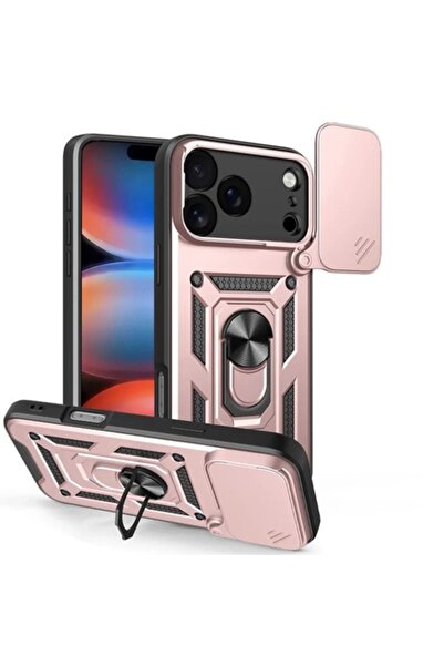 Stef's Cat Husa pentru iPhone 17 Pro, CamShield Series, I55, Poliuretan, Rose...