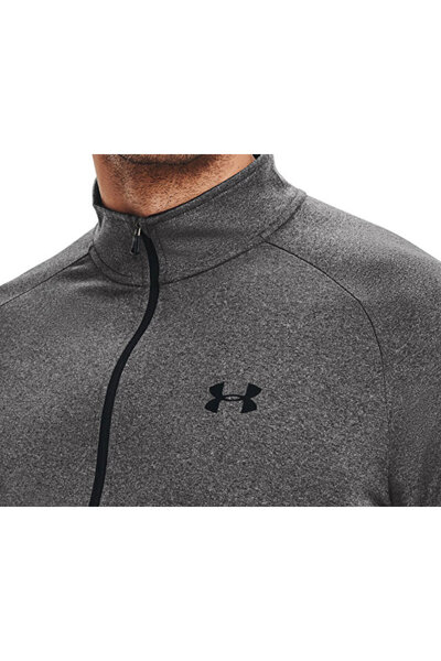 Under Armour Ανδρικό μακρυμάνικο μπλουζάκι προπόνησης Ua Tech 2.0 1/2 Zip 1328495-090 Γκρι