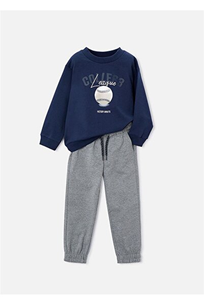 MAYORAL Boy's 2-Piece Tracksuit Set Navy Blue 4801