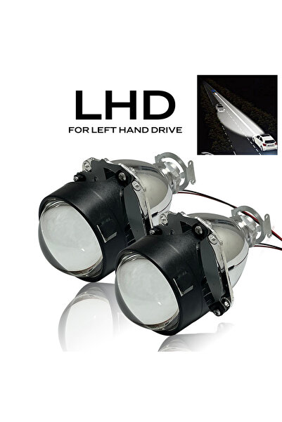 Choice5 بدون غطاء، عدسات بروجكتور زينون ثنائي 2.5 بوصة من KUNFINE، قطعتان/عبو...