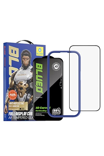 Stef's Cat Folie pentru iPhone 16 Pro Max, 3D Full Display Curved Edge AR Gla...