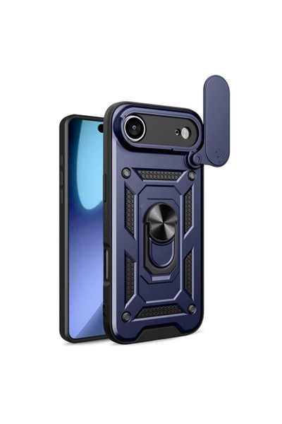 Stef's Cat Husa pentru iPhone 17 Air, CamShield Series, I50, Poliuretan, Blue