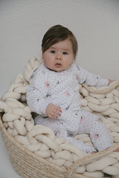 DoDo'S Baby كيس نوم ناعم للفتيات الصغيرات من القطن العضوي بنسبة 100% مع نمط د...