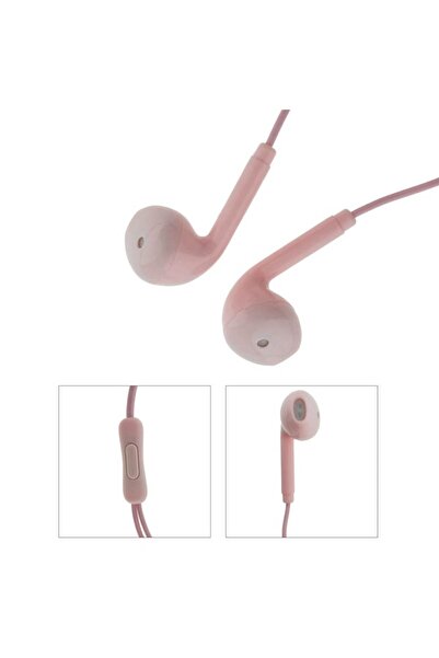 Bibilel Wired Earphones, Jack 3.5 mm, Killer Bass, Pink