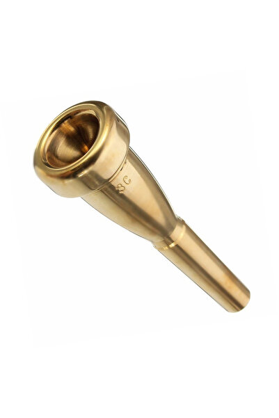 Choice4 Gold 3C New 3C 5C 7C Professional Trumpet Mouthpiece, Gold Silver Pla...