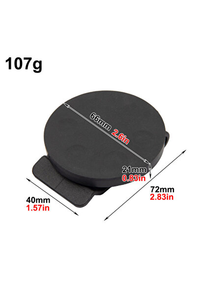 Choice4 بدون قفل، مشبك حزام مغناطيسي 66 مم، قابل للتعديل، محمول، لفّ مطاطي، ك...