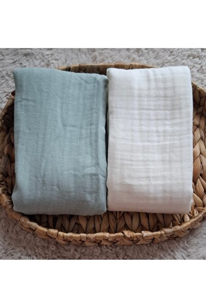 Derycollection غطاء أطفال من الموسلين 2 قطعة