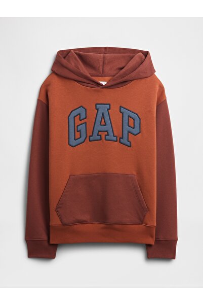 GAP Erkek Çocuk Kırmızı Logo Sweatshirt
