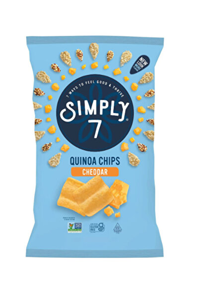 Simply7 رقائق الكينوا بالجبن الشيدر 79 جرام × 6 قطع