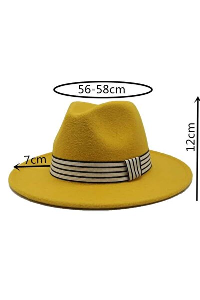 Pursehuit Women's hat, yellow, Carlotta