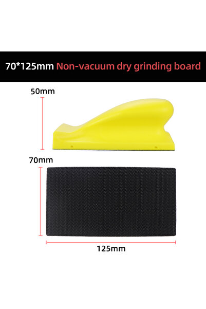Choice 70x125mm mouse Sanding Disc Holder Sand paper Backing Polishing Pad Ha...