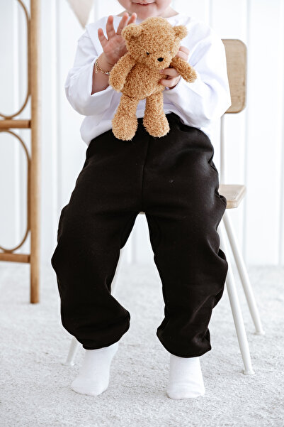 Lilabio Джогинг панталони с подплата от флийс - долнища от спортен екип за момичета и момчета