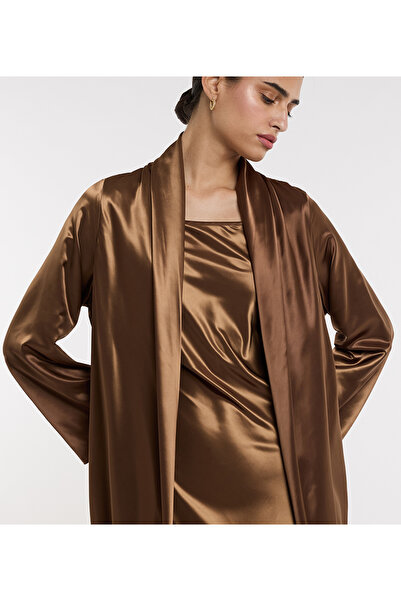 BCBG BROWN-WOMEN-WOVEN DRESS