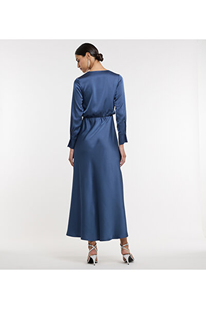 BCBG BLUE-WOMEN-WOVEN DRESS