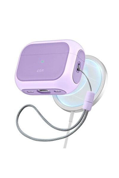 Bibilel Set case for Apple AirPods Pro, Compatible MagSafe, Minimalist Design, Bibilel, Purple