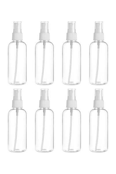 Lawazim مجموعة زجاجات رذاذ من 8 عبوات سعة 80 مل، زجاجات بلاستيكية شفافة قابلة...